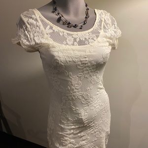 White lace Hollister dress